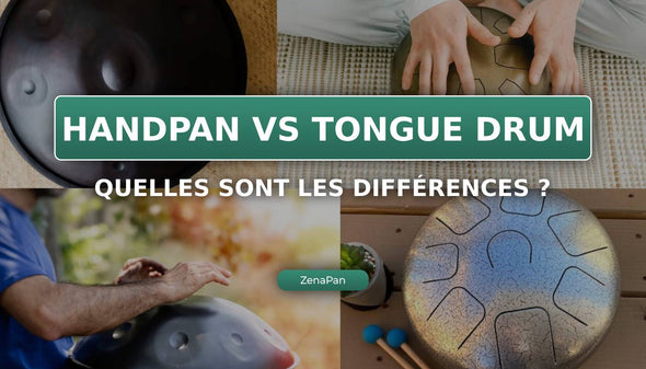 Qual é a diferença entre um Handpan e um Tongue Drum?